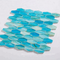 High-end Modern Style Long Hexagon Blue Swimming Pool Mosaics